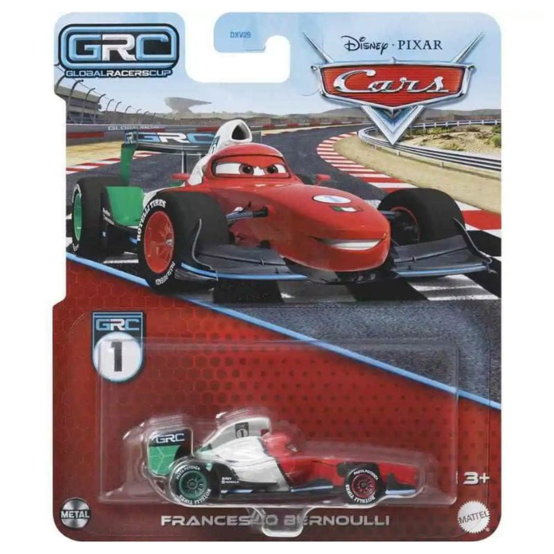 Метална количка Mattel Cars Francesco Bernoulli 1:55, HTY01