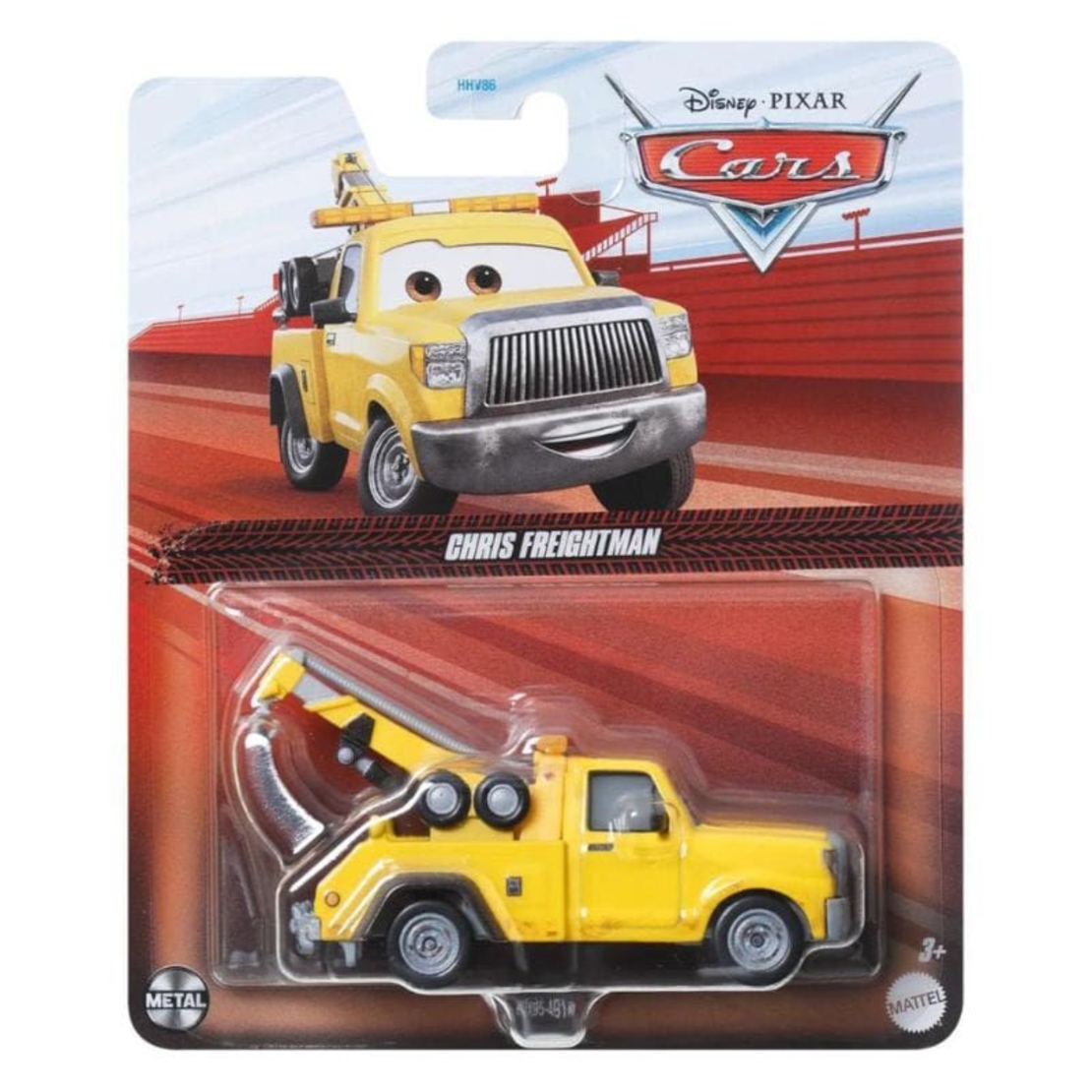 Метална количка Mattel Cars Chris Freightman 1:55, HTX95