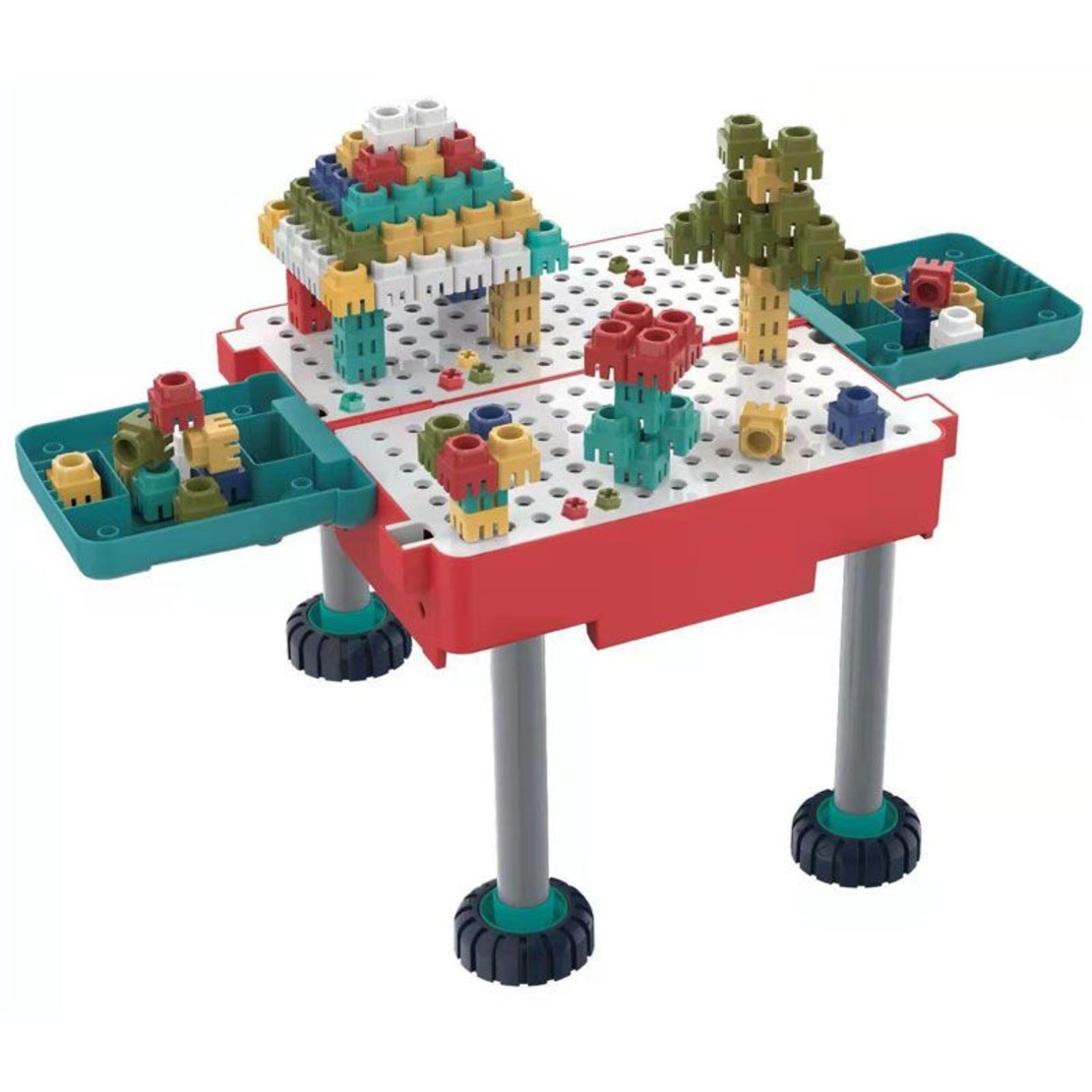 Raya Toys Конструктор с масичка 2 в 1 Автобус, 332 части