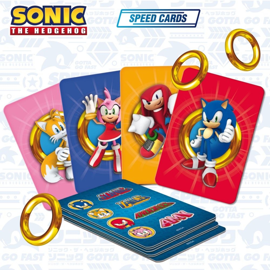 Карти за игра Lisciani Sonic Speed Cards Game