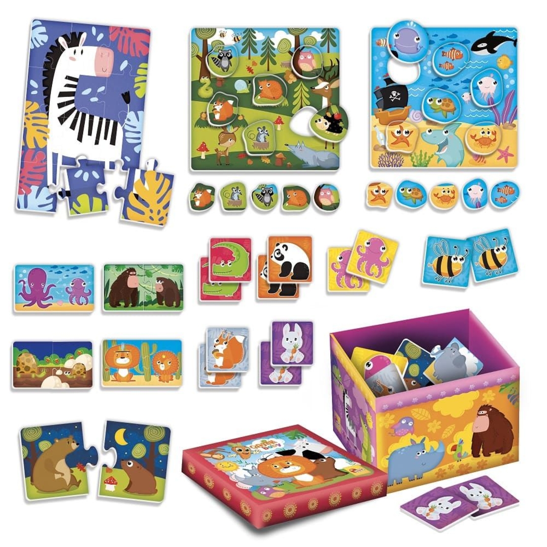 Колекция образователни игри Lisciani Carotina Baby Super box 107817