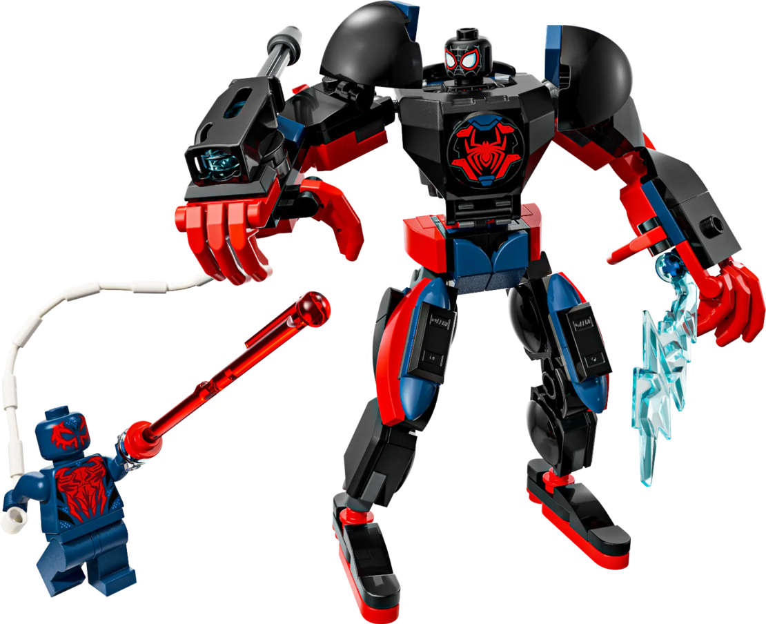 LEGO® Marvel Майлс Моралес с робот срещу Спайдърмен 2099 76337