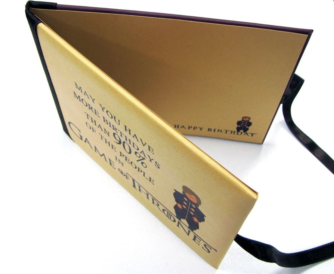 Луксозна картичка за рожден ден - Game of thrones