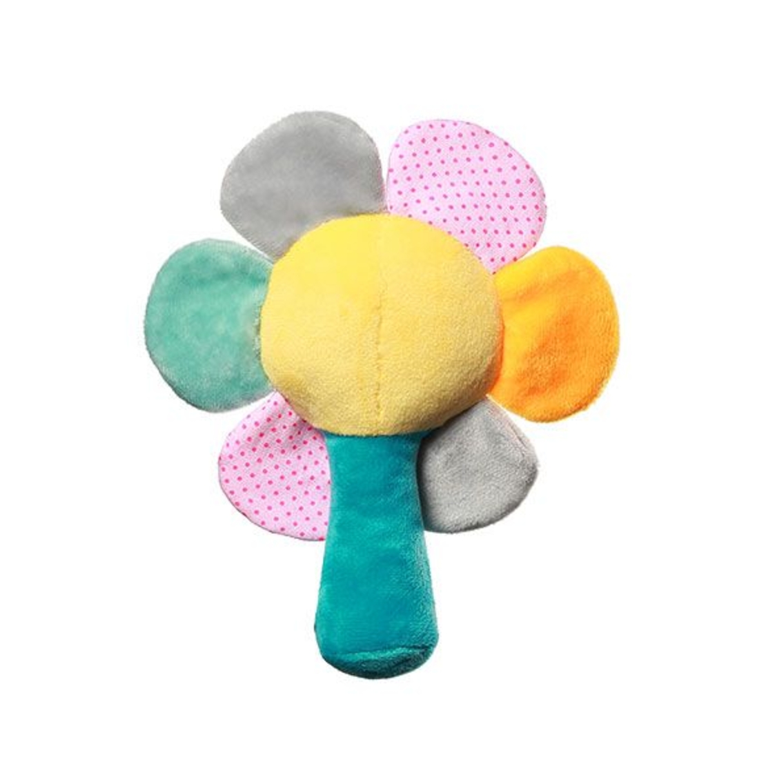 Плюшена играчка Babyono Цвете с дрънкалка 609