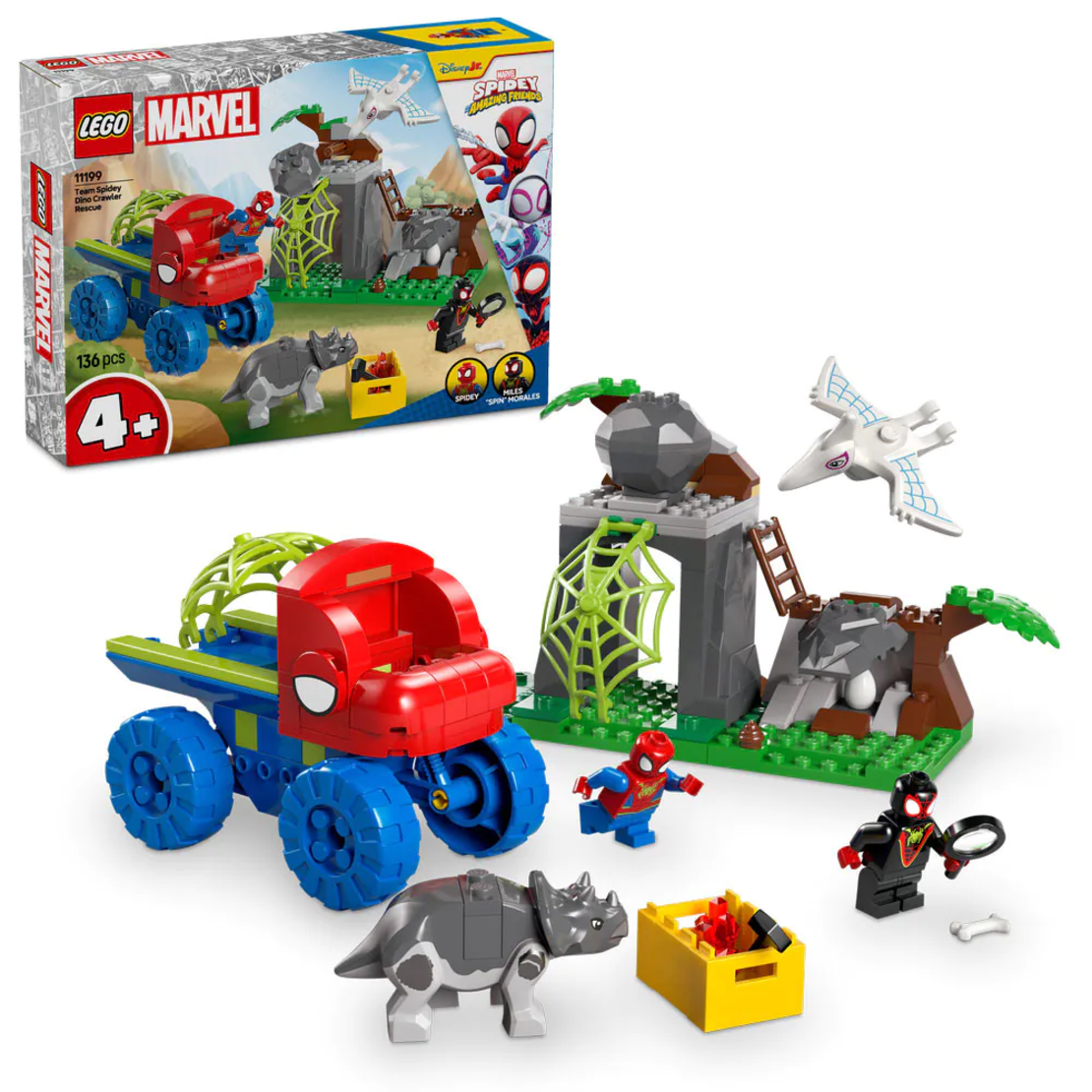 LEGO® Marvel Spidey Спасителна дино машина 11199