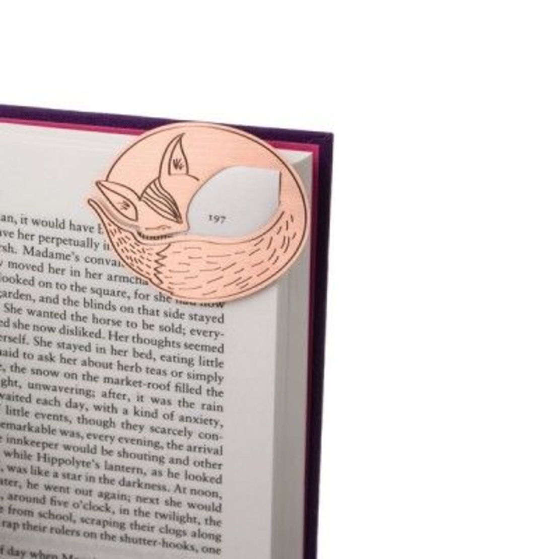 Метален книгоразделител Ъгълче - Лисица