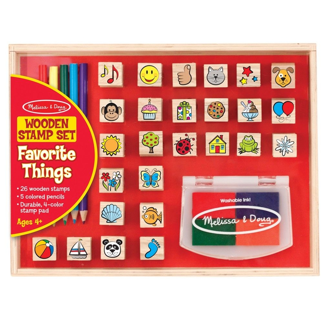 Дървени печати Melissa and Doug Важните неща 19362