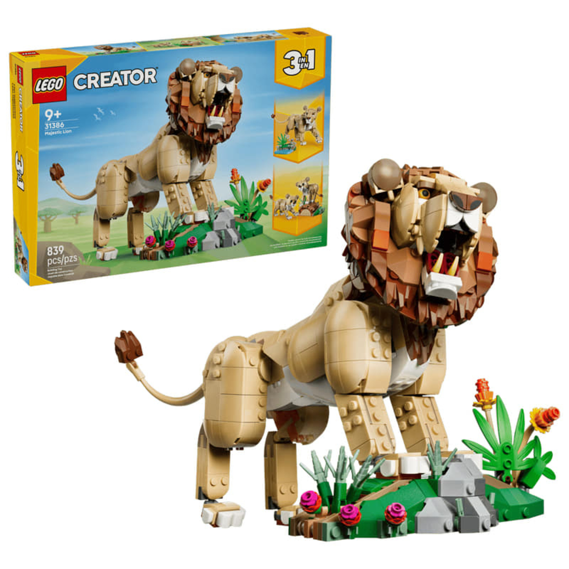 LEGO® Creator Диви животни Величествен лъв 31386