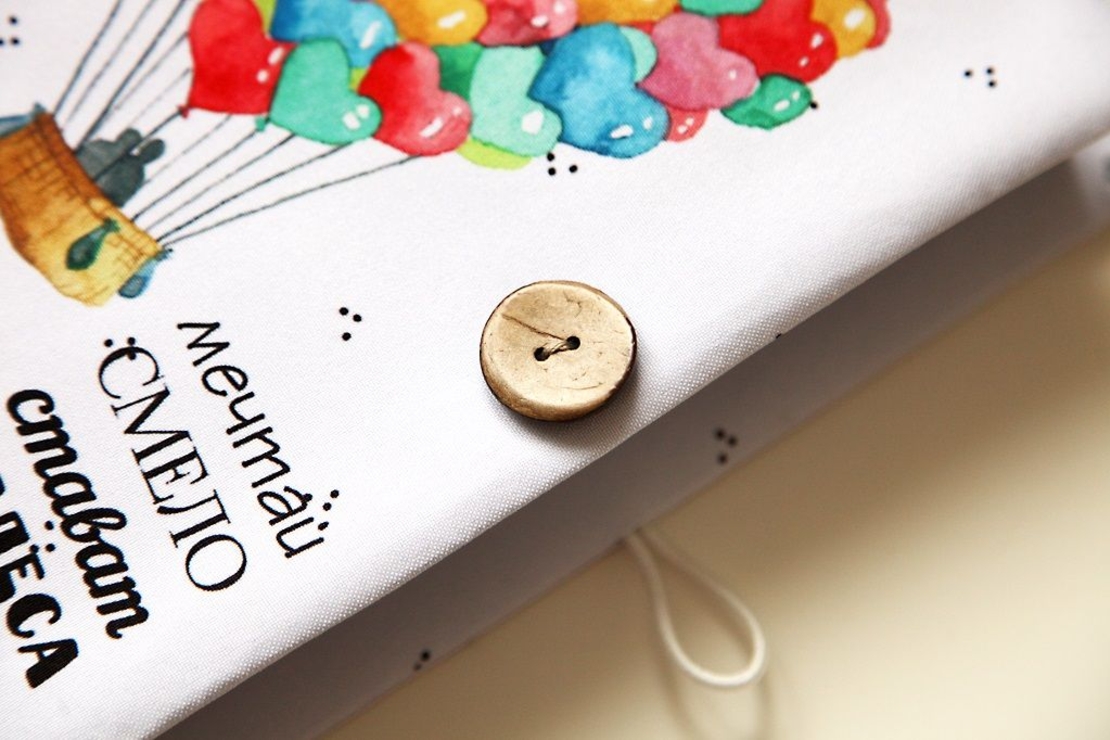 Подвързия за книга - Мечтай смело - балон