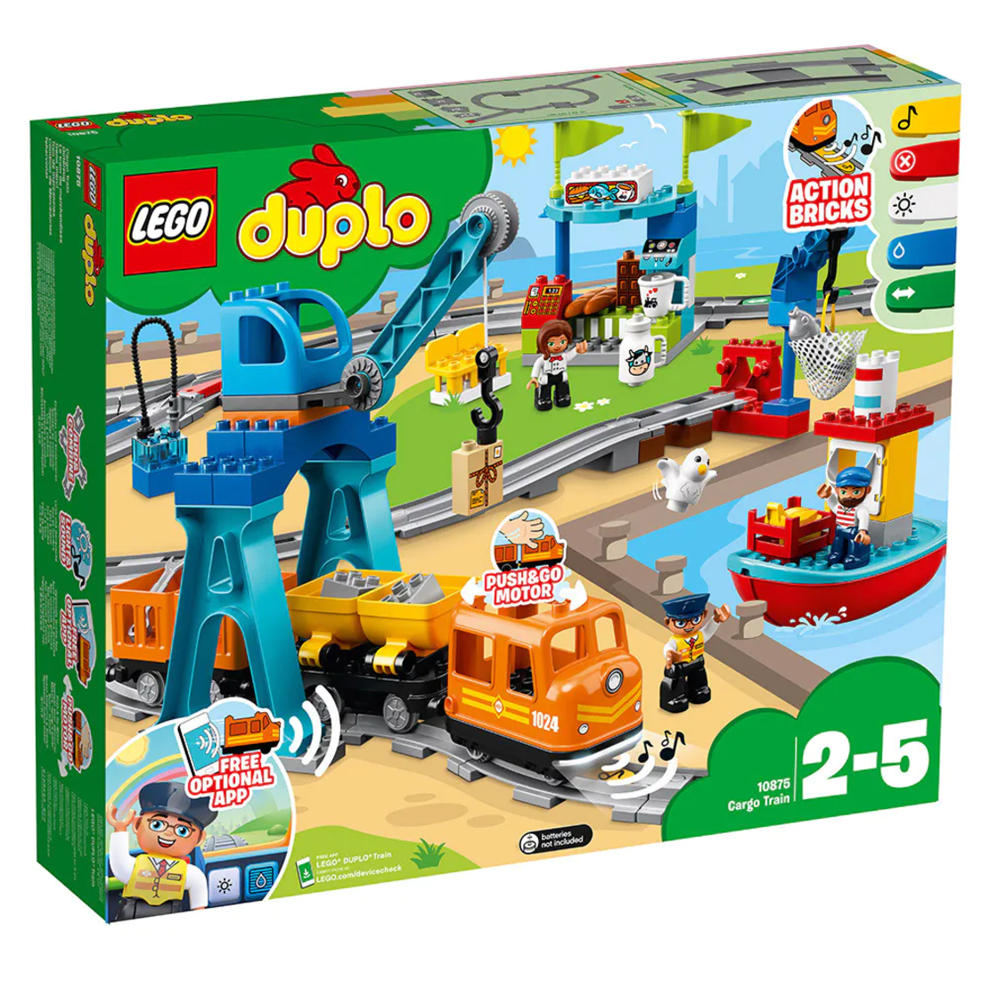 LEGO® DUPLO® Товарен влак 10875