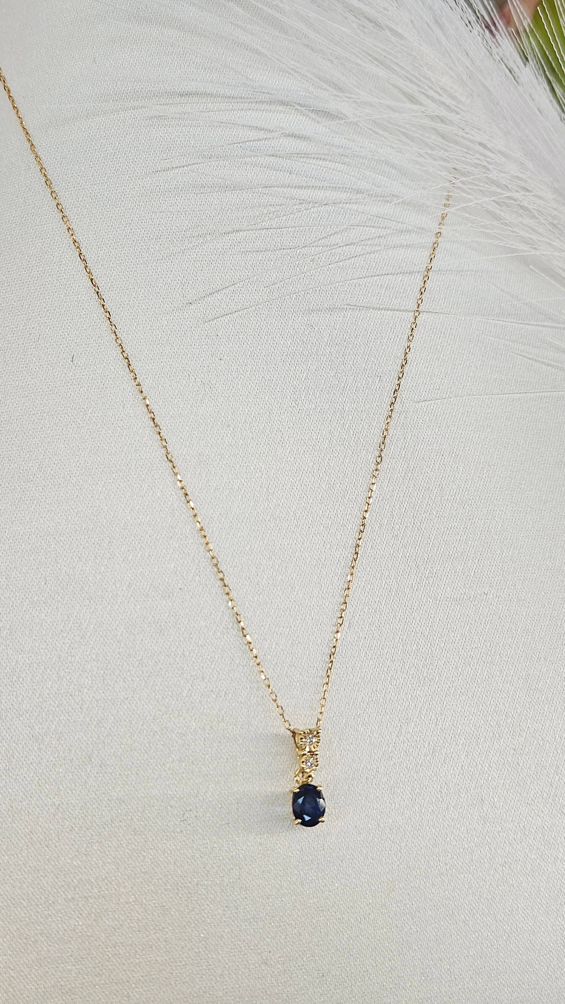 Златно колие със Сапфир и Диаманти I Gioielli del Sole