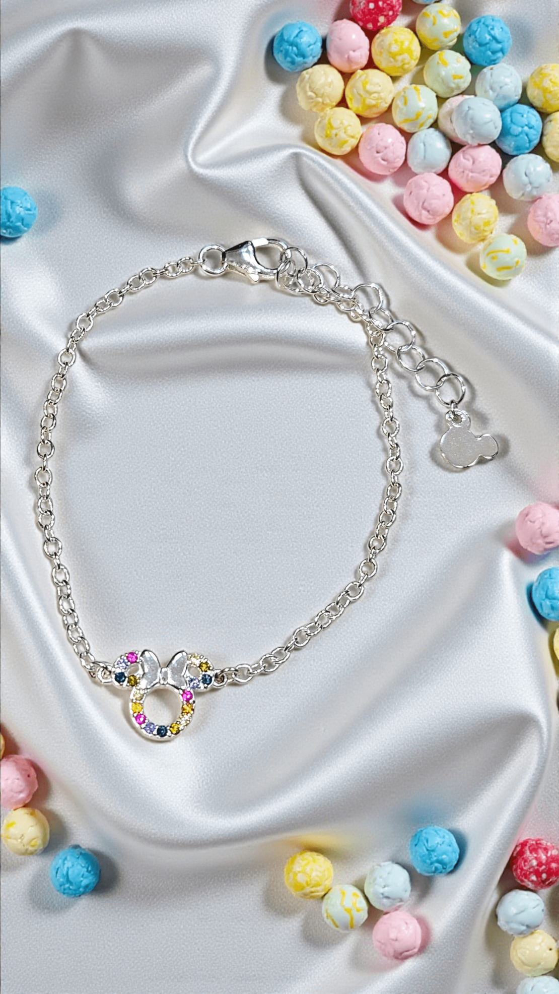 Сребърна гривна  Mickey  Mouse  