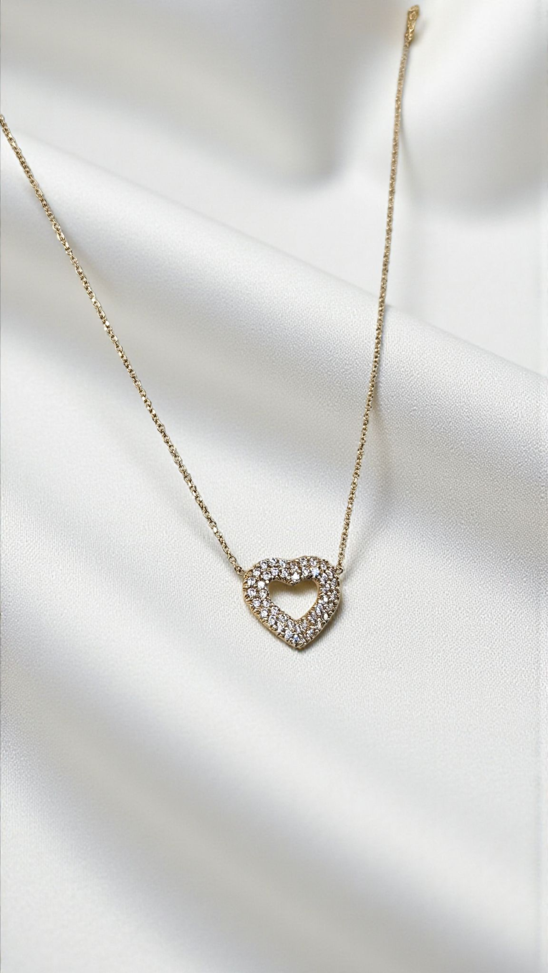 Дамско златно колие „Cuore di Luce“