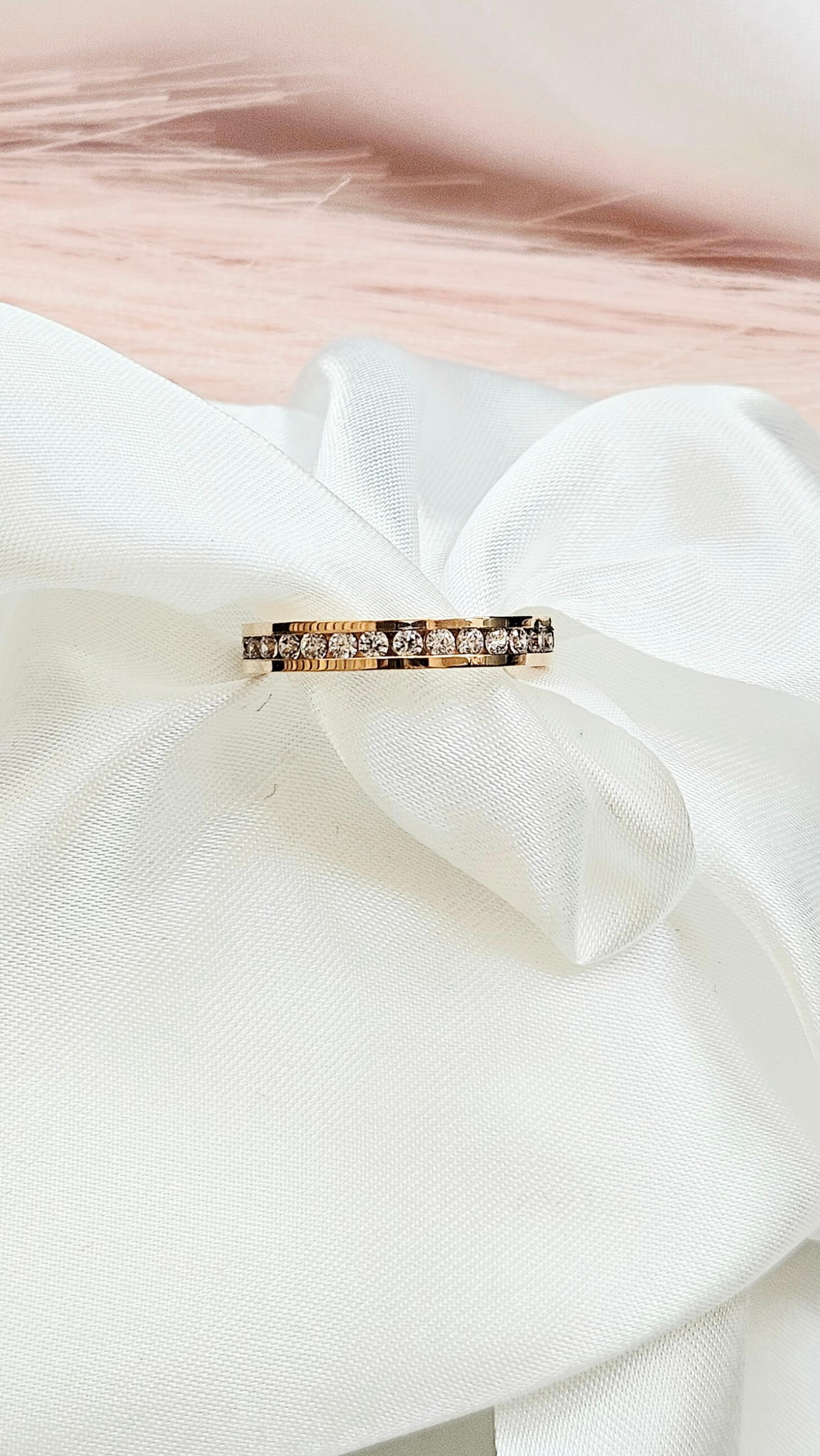 Пръстен тип халка с цирконий Модерна Елегантност