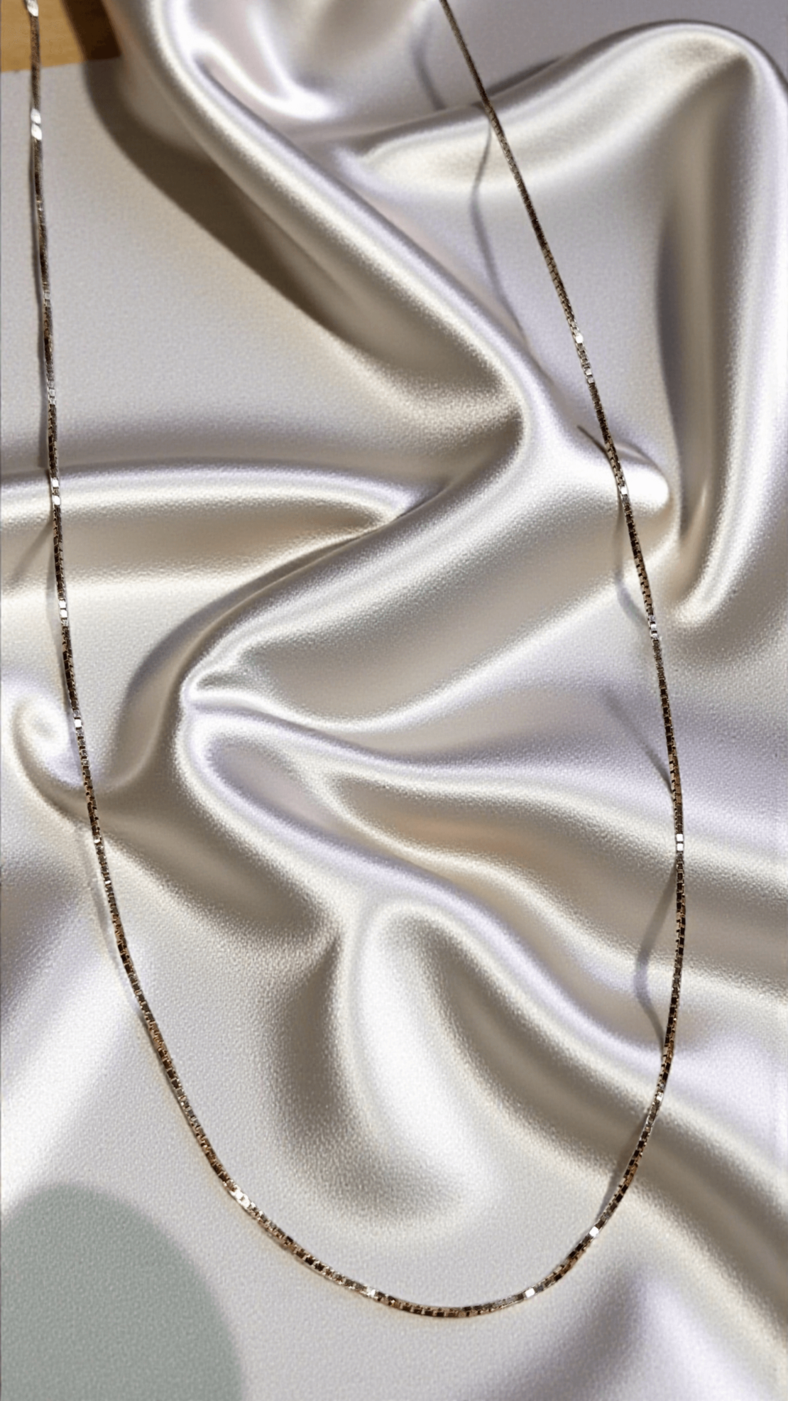 Златен синджир от розово злато