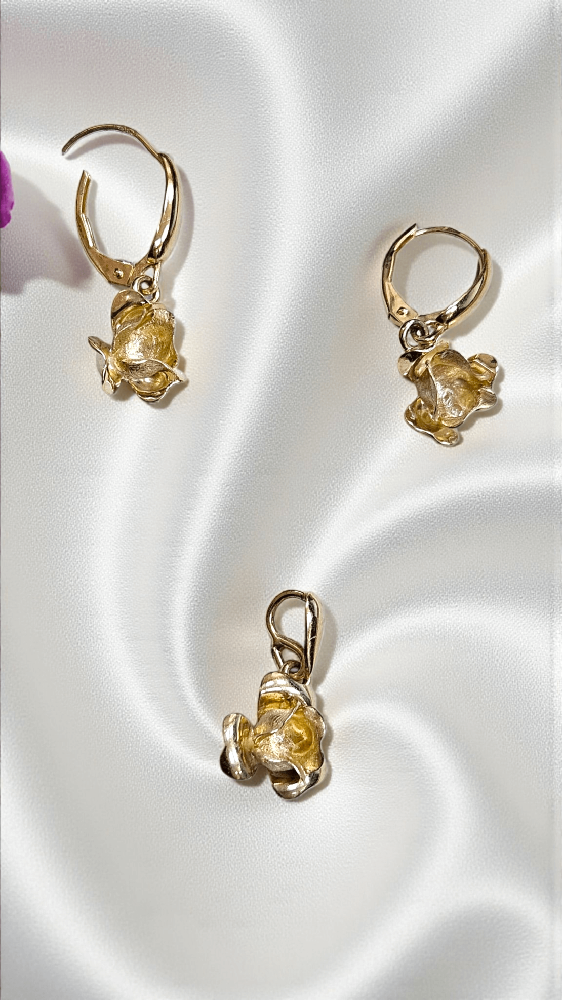 Златен комплект „Golden Blossom“