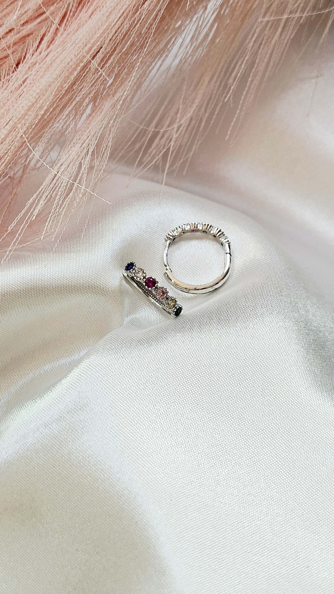 Златни халки Цветна Елегантност