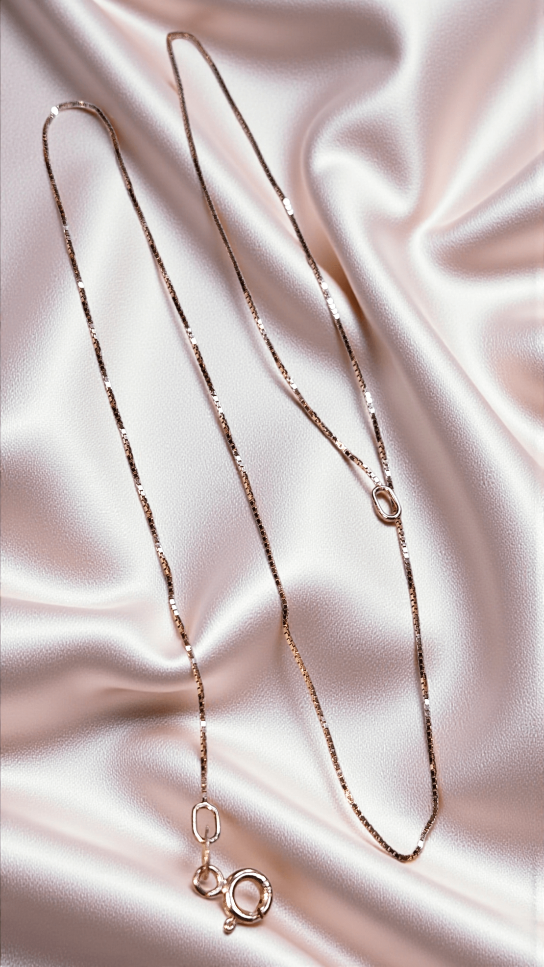 Златен синджир от розово злато