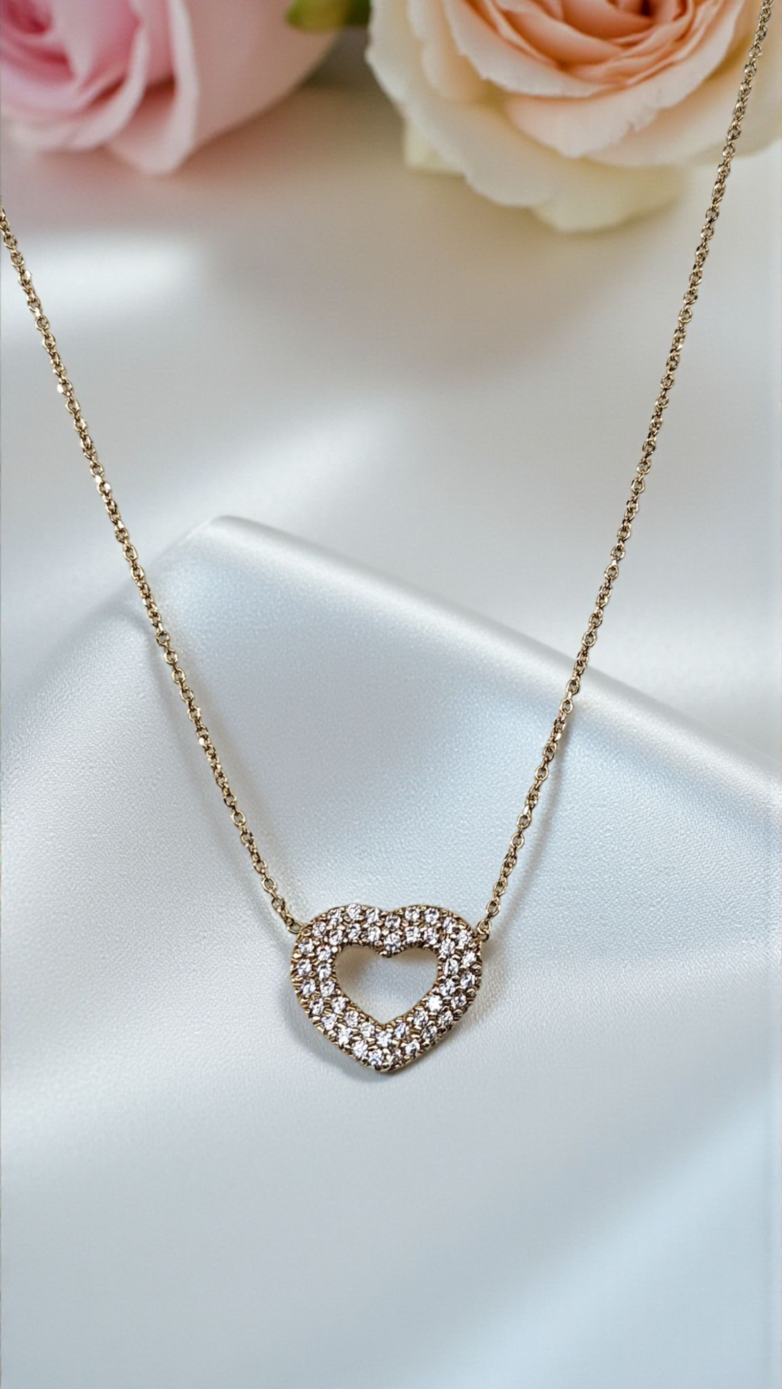 Дамско златно колие „Cuore di Luce“