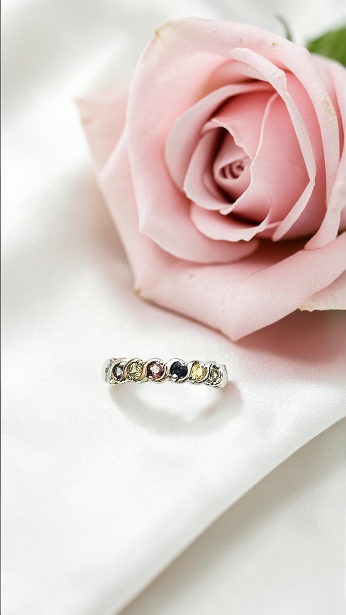 Златен пръстен Сапфирена Дъга