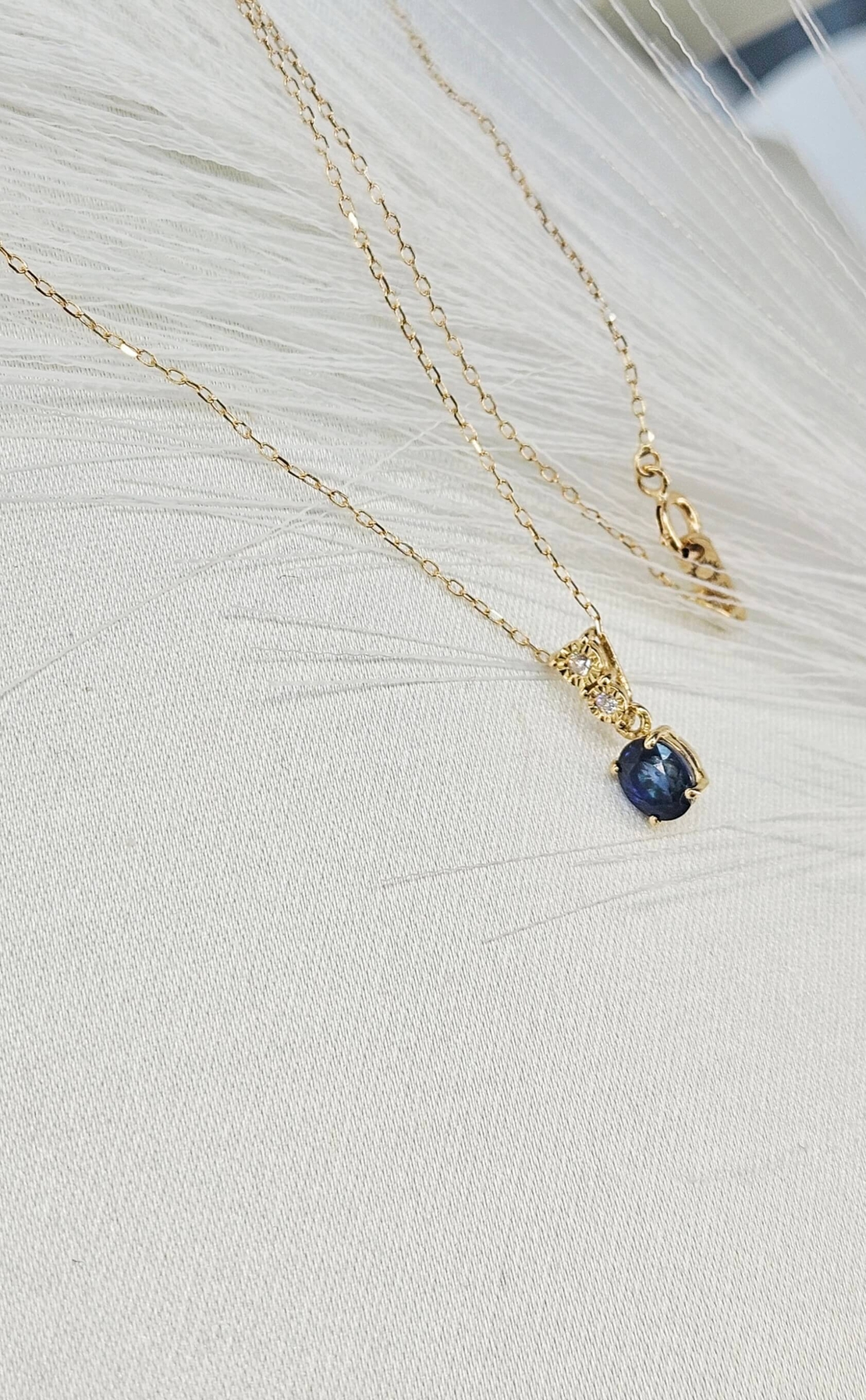 Златно колие със Сапфир и Диаманти I Gioielli del Sole