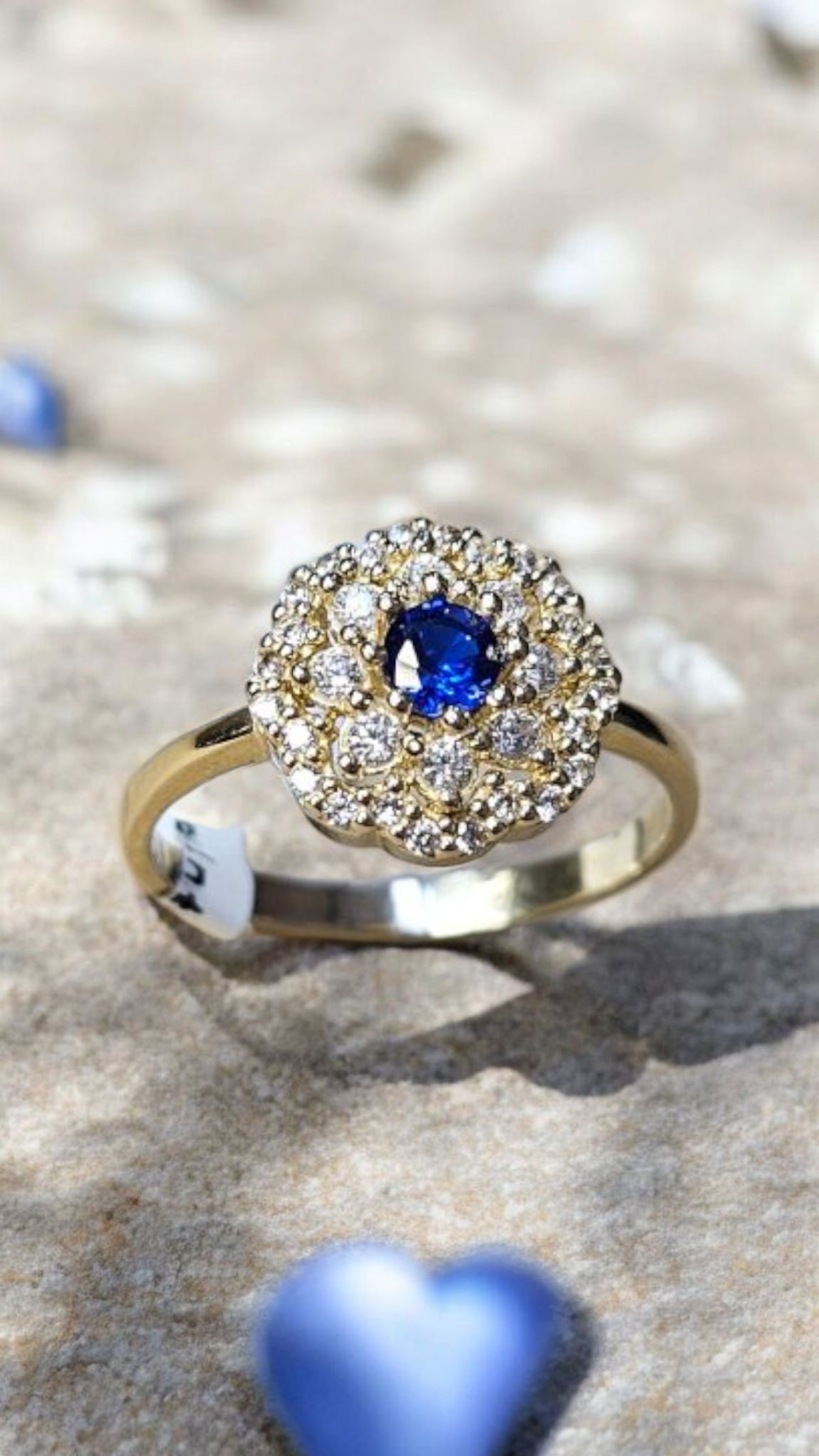 Златен пръстен „Blue Majesty“