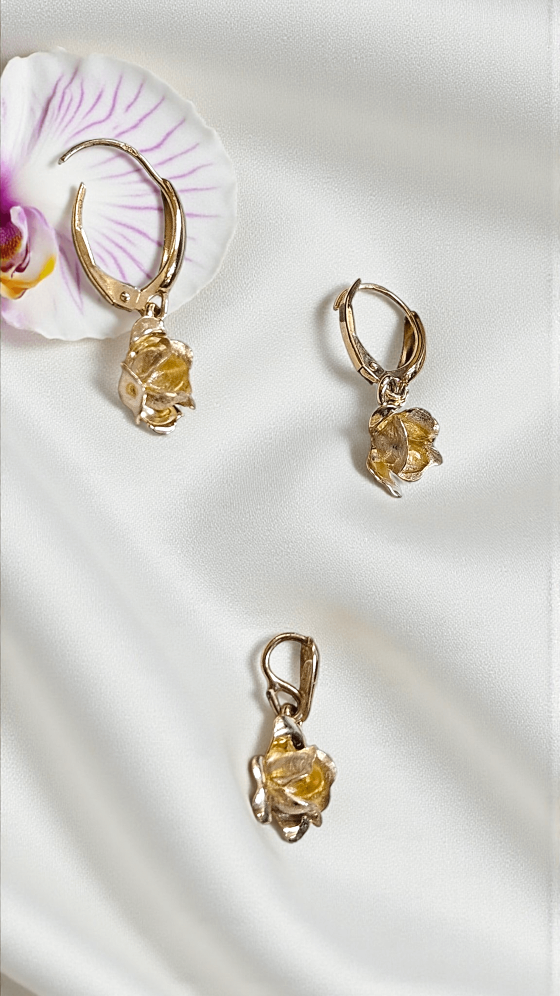 Златен комплект „Golden Blossom“