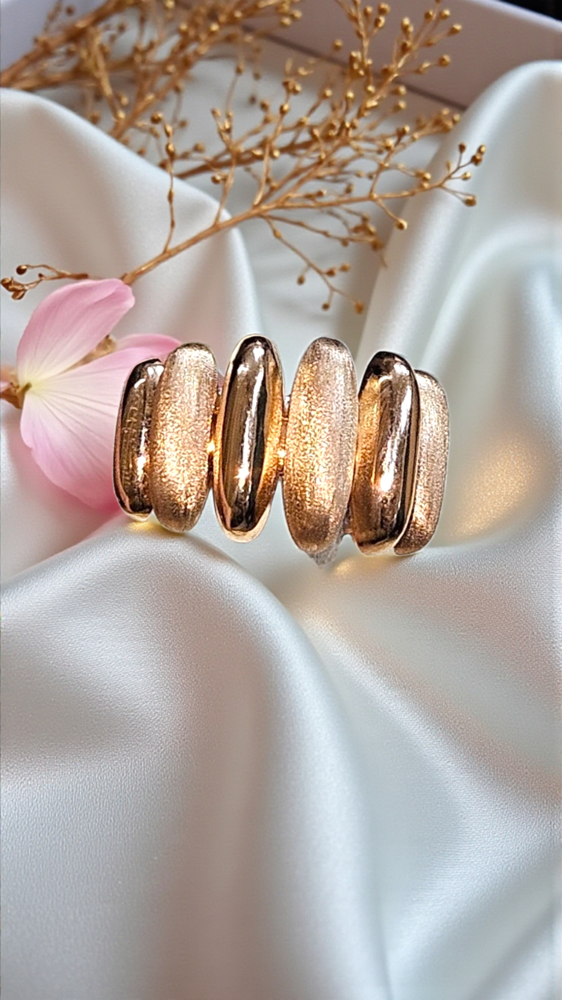 Златен пръстен от розово злато 'Rose Harmony