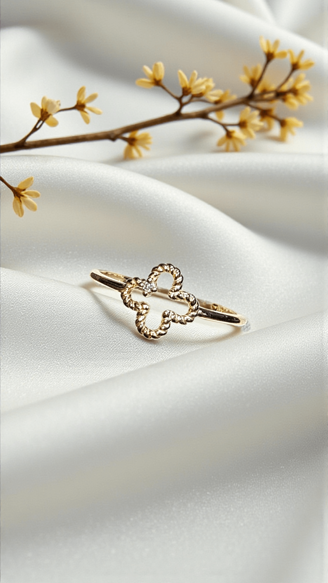 Златен пръстен  Lucky Clover- Lusy