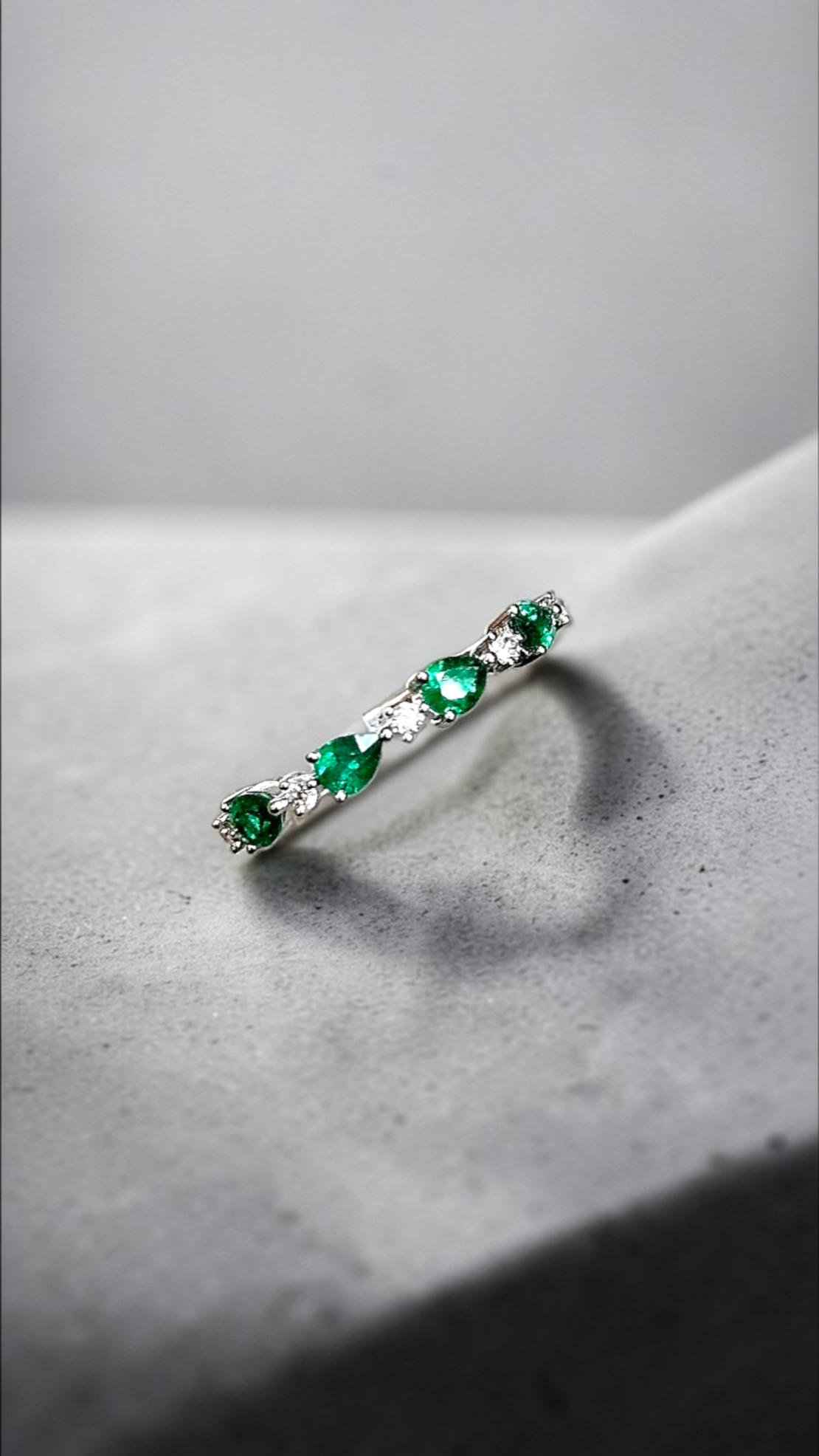 Златен пръстен Изумрудена Хармония I GIOIELLI DEL SOLE