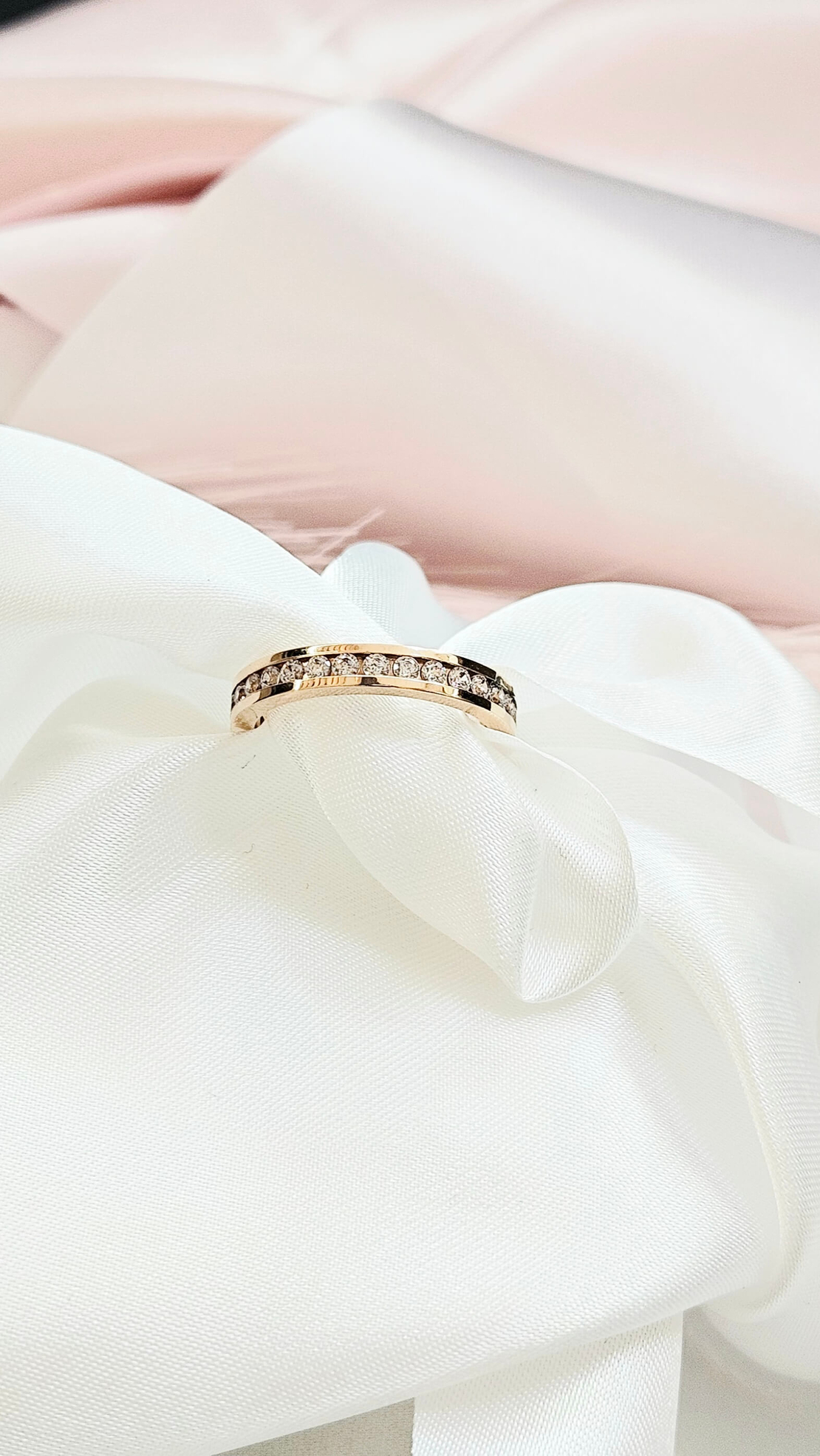 Пръстен тип халка с цирконий Модерна Елегантност