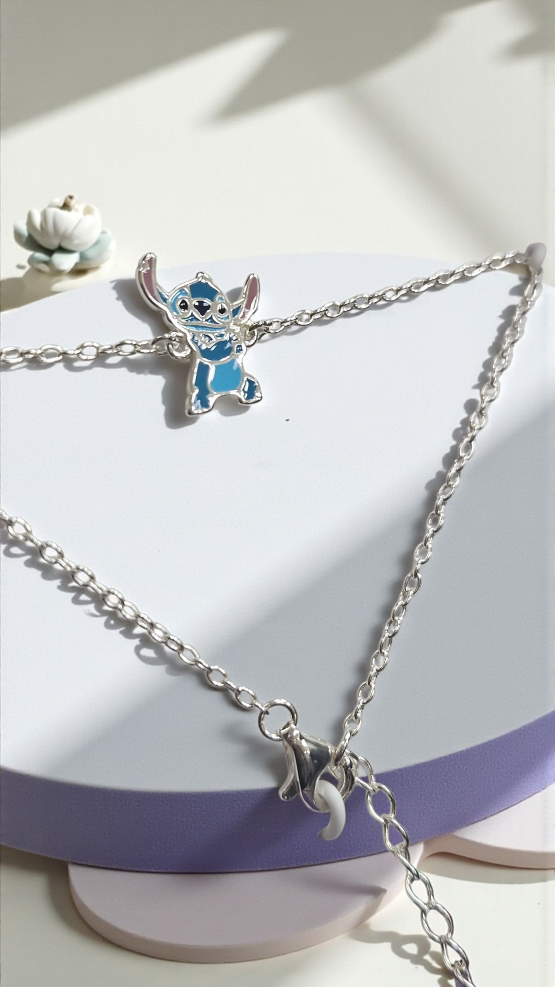 Сребърна гривна Disney Stitch