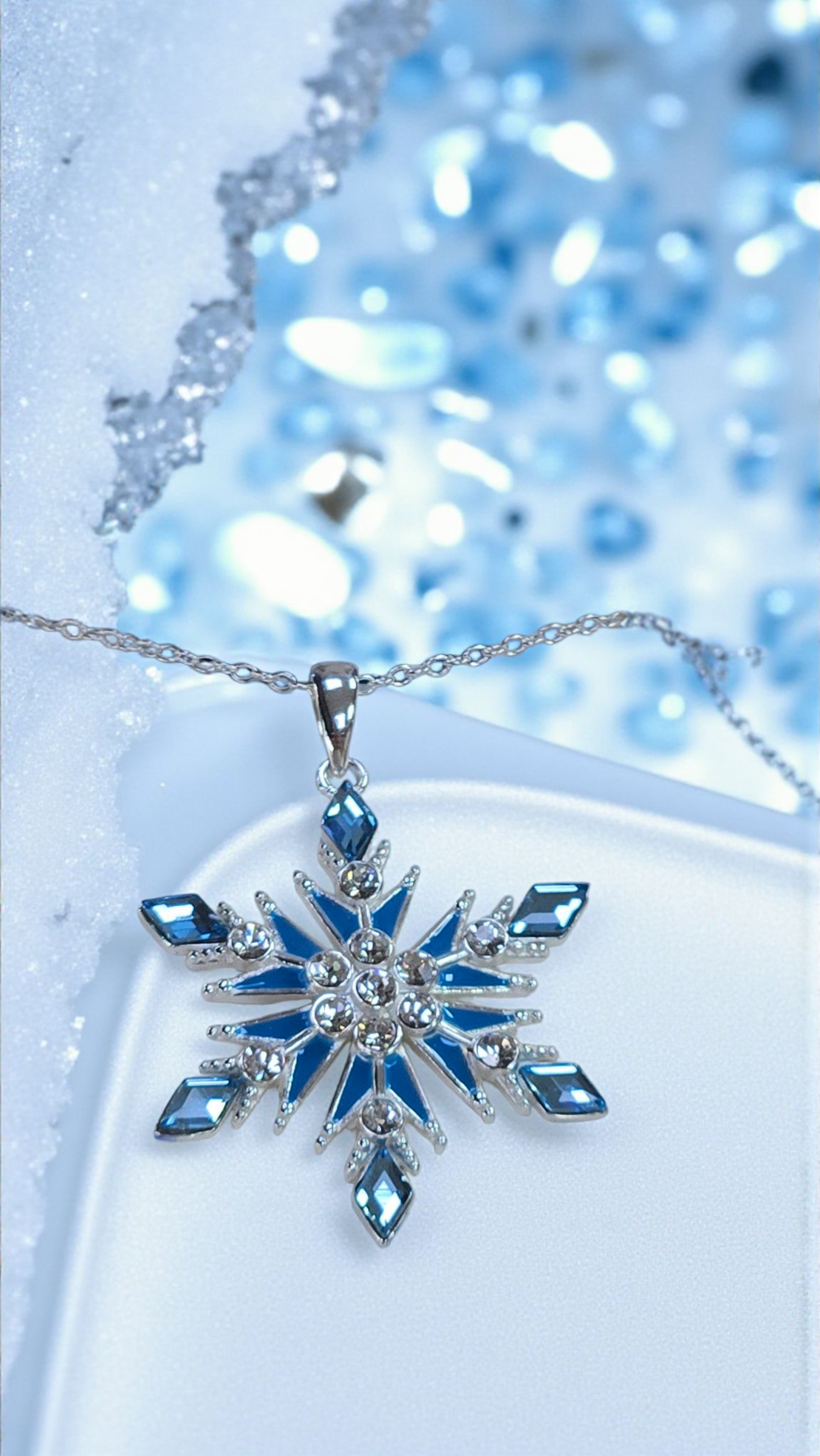 Сребърно колие Disney Frozen