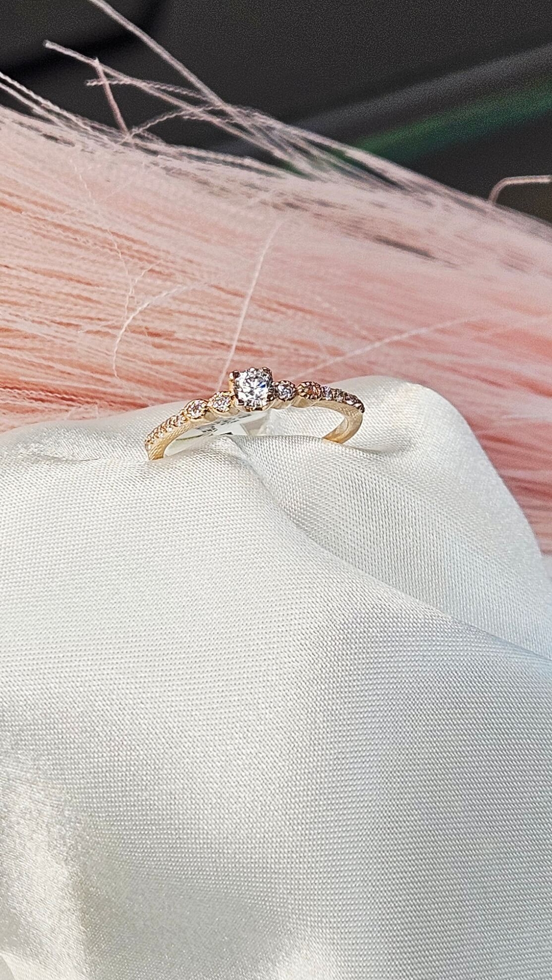 Златен пръстен от розово злато Tиха Елегантност