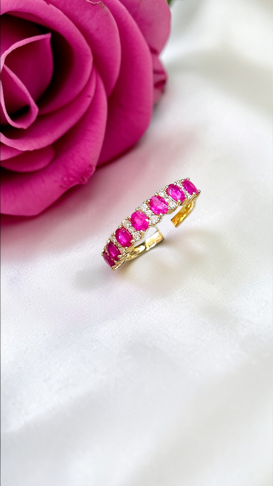 Златен пръстен Сърцето на Розата I GIOIELLI DEL SOLE