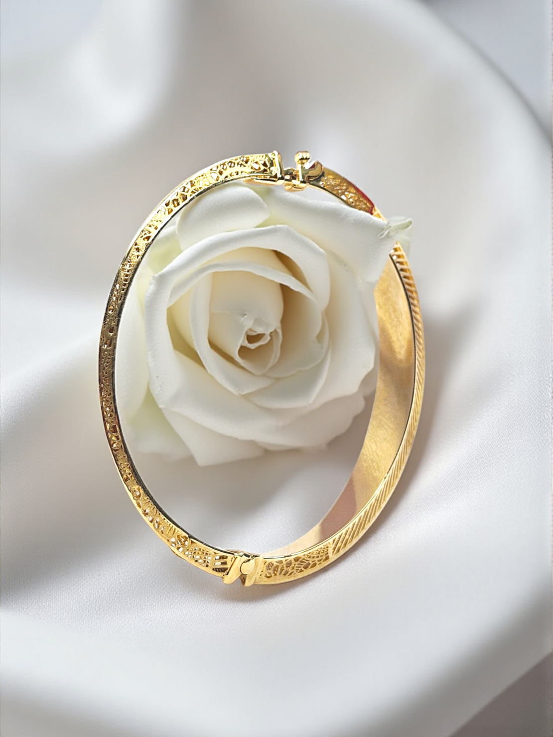 Твърда гривна Италианска Филигран