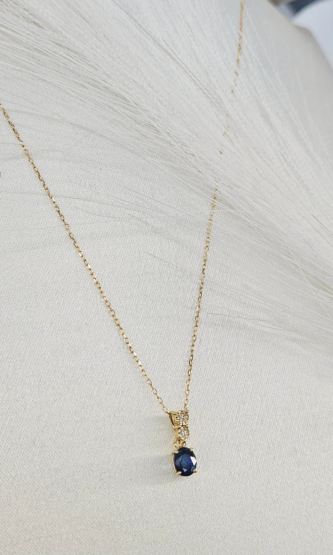 Златно колие със Сапфир и Диаманти I Gioielli del Sole