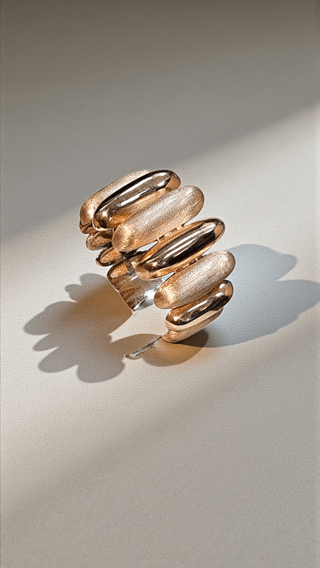 Златен пръстен от розово злато 'Rose Harmony