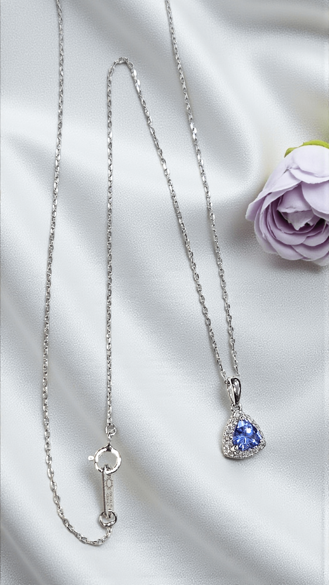 Златно  колие от 18К злато, танзанит и диаманти I Gioielli del Sole