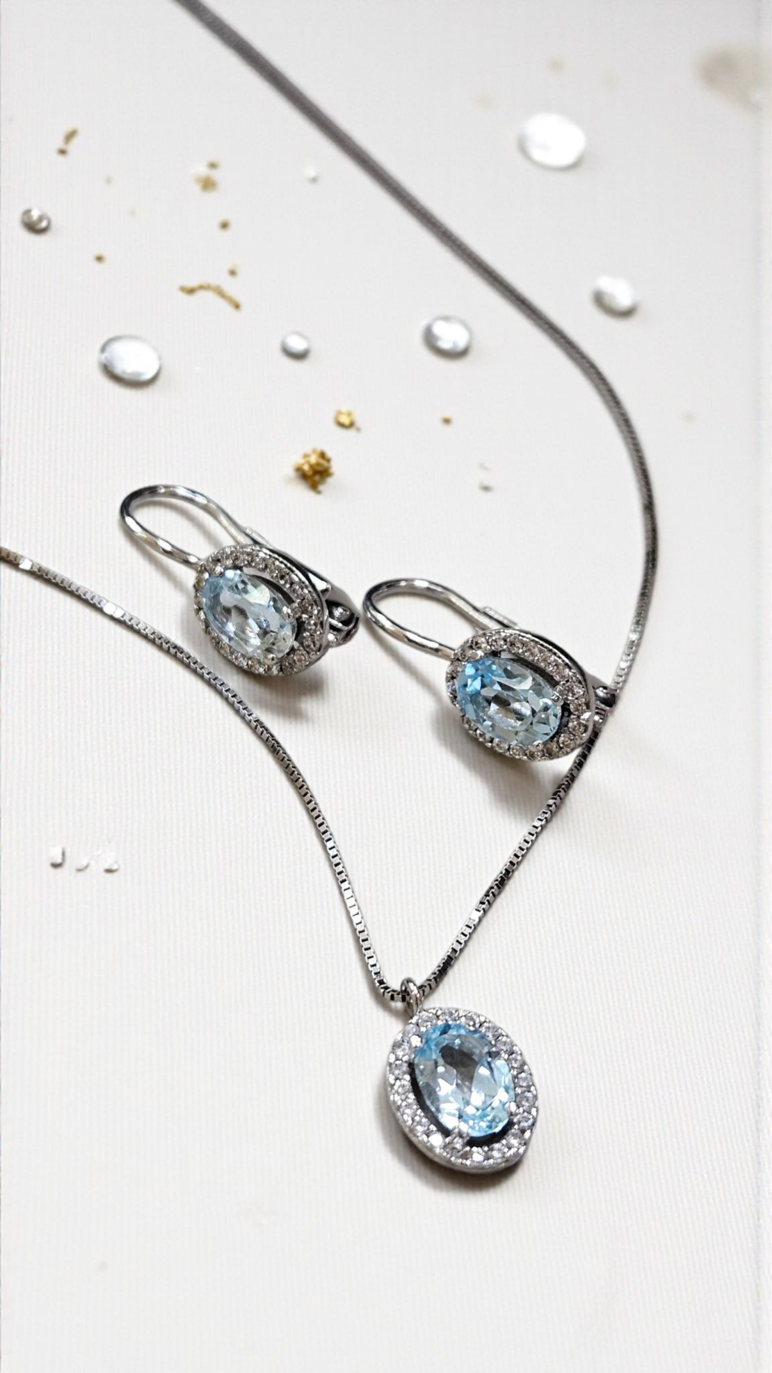 Златен дамски комплект