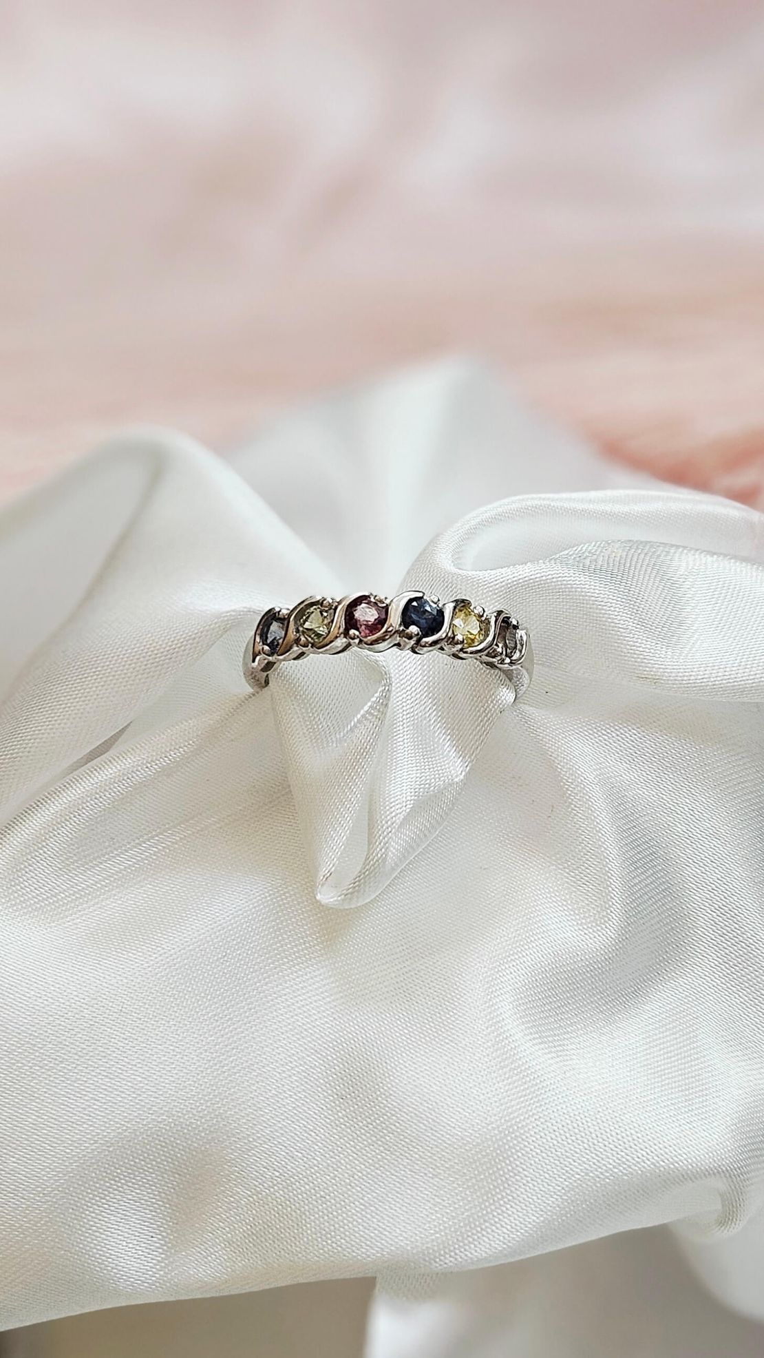 Златен пръстен Сапфирена Дъга