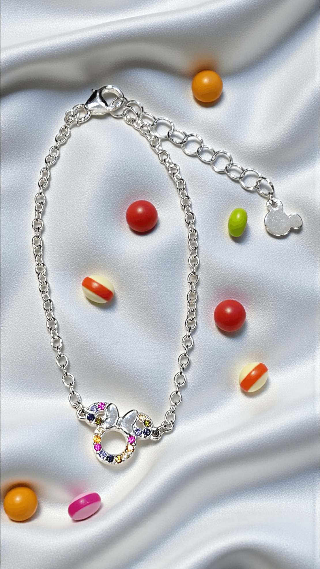 Сребърна гривна  Mickey  Mouse  