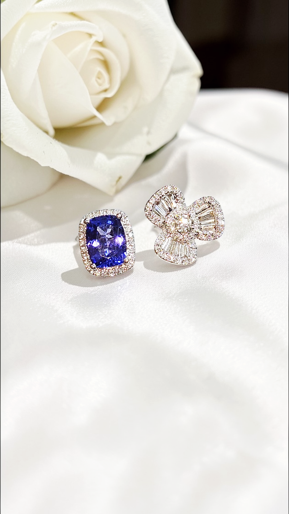 Златен пръстен с Танзанит е Диаманти I Gioielli del Sole