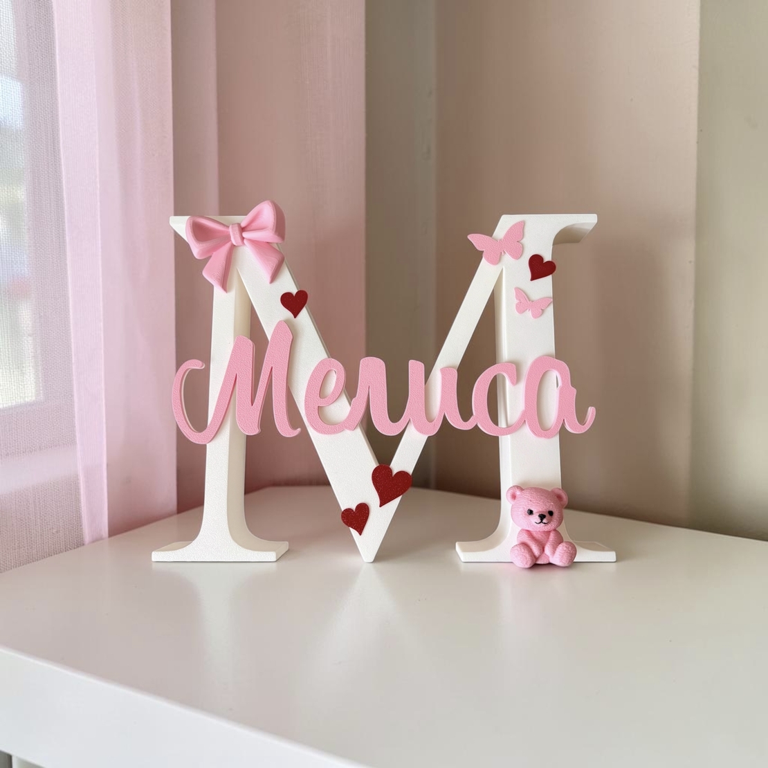 3D буква с име - Мелиса
