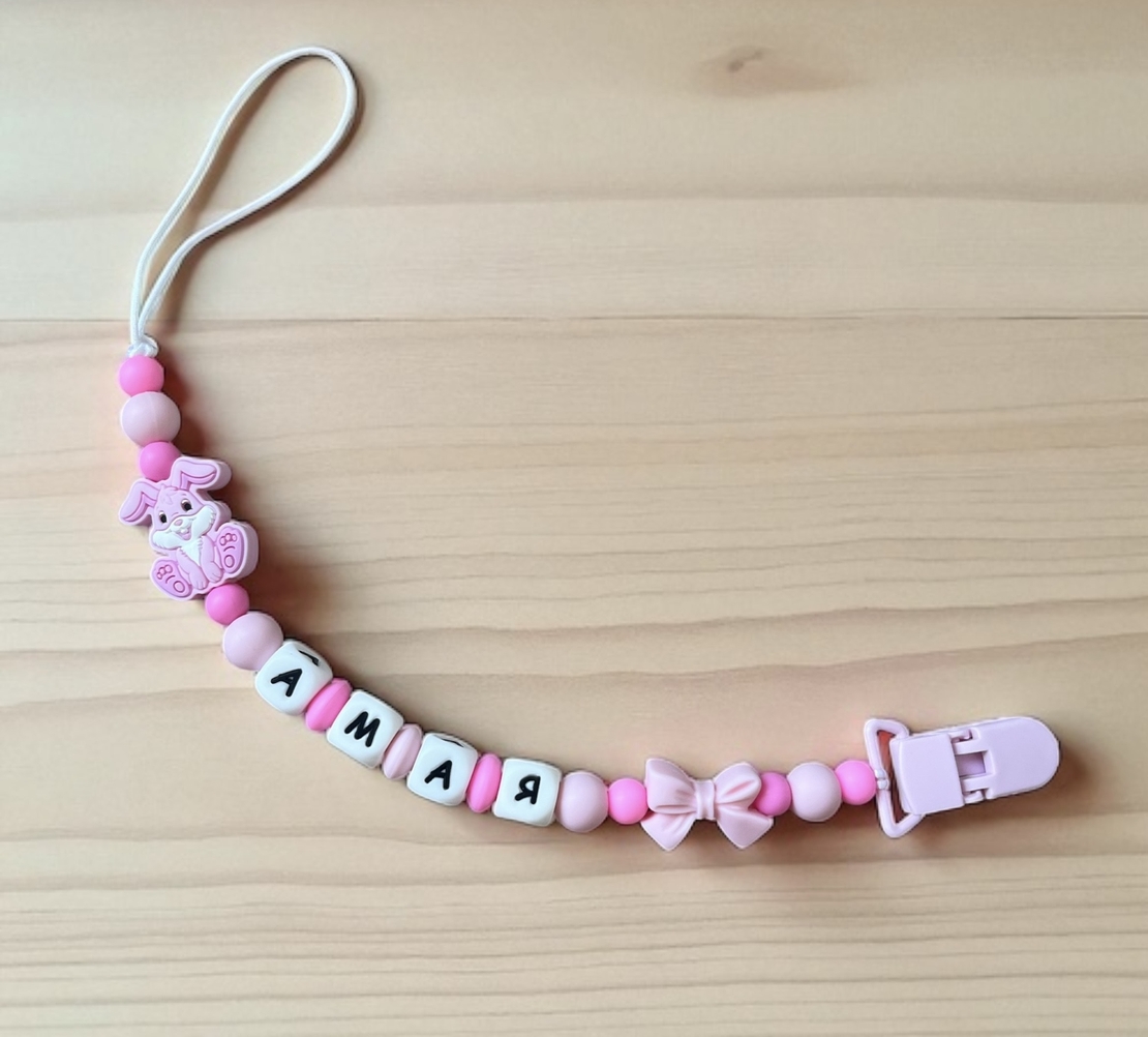 Силиконов клипс за залъгалка - Амая