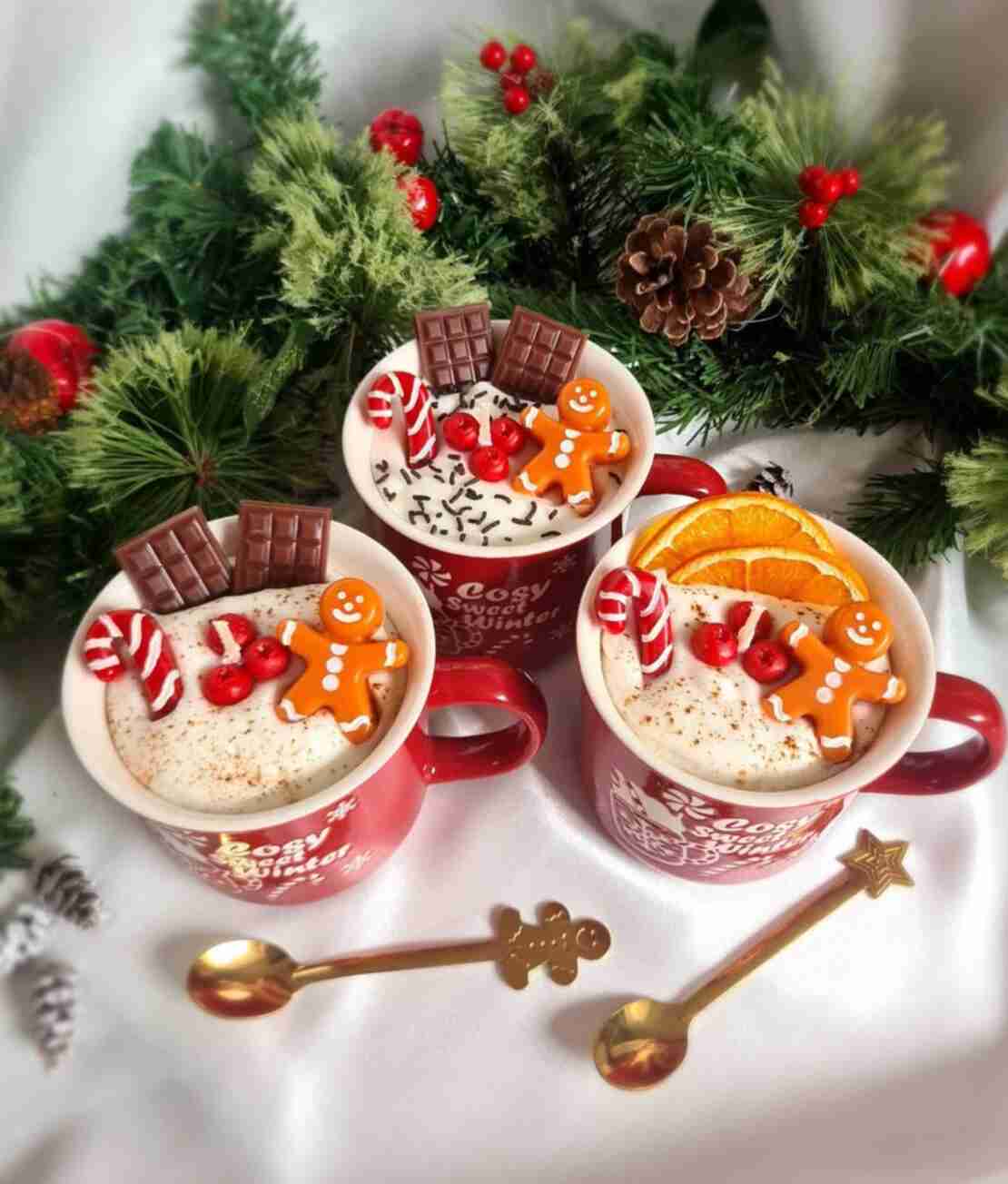 Коледна ароматна свещ 