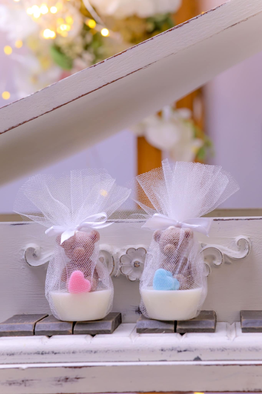 Мече с малко сърце – подарък за гости