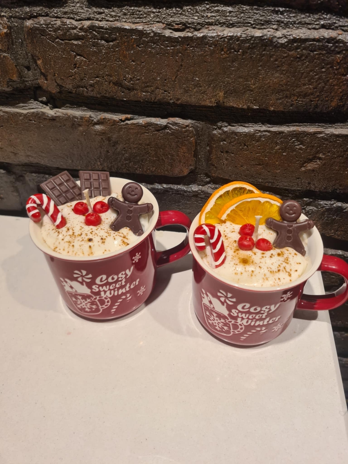 Коледна ароматна свещ 