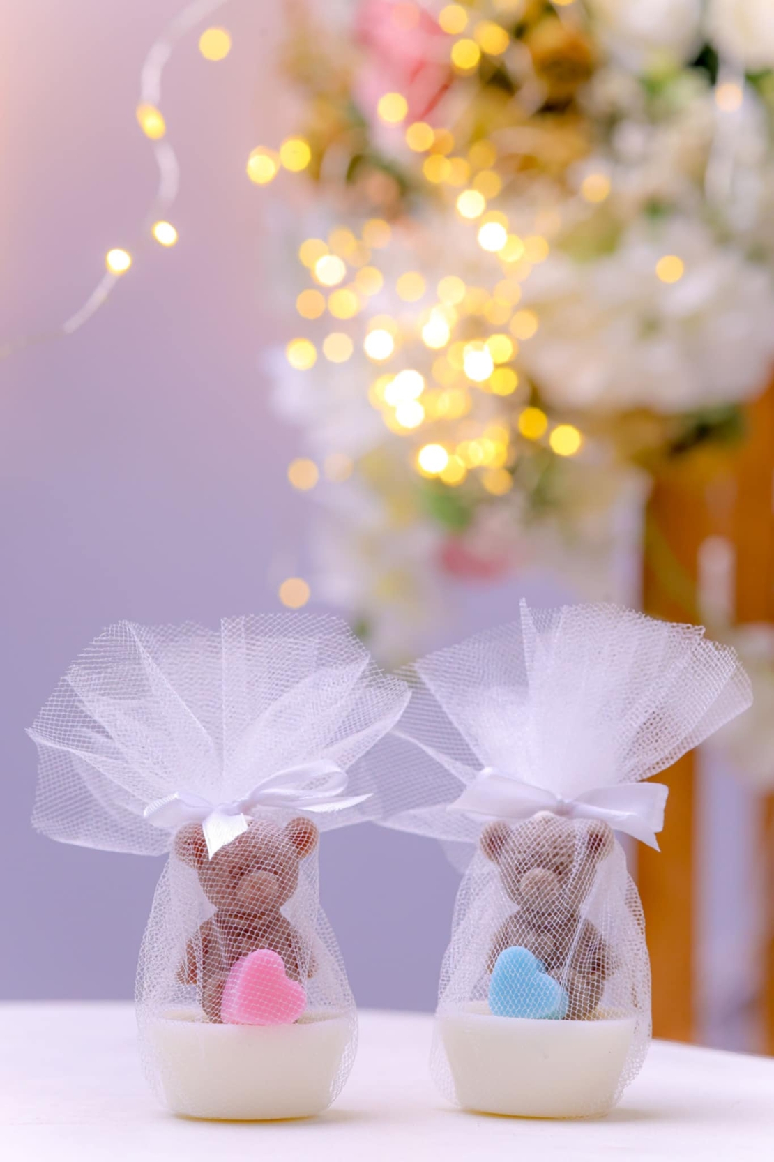 Мече с малко сърце – подарък за гости