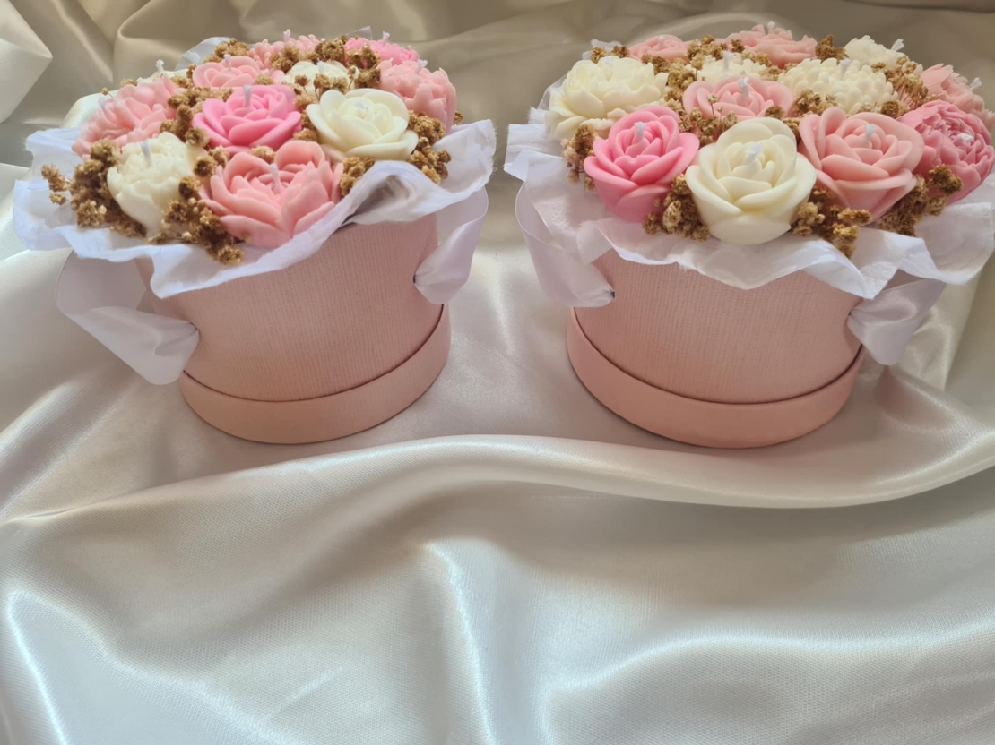 Авторски букет „Blush Peony Rose“